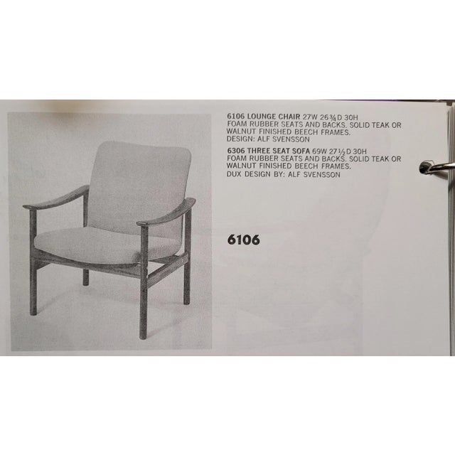 Wood 1960s Mid Century Teak Chairs by Alf Svensson -Pair For Sale - Image 7 of 12