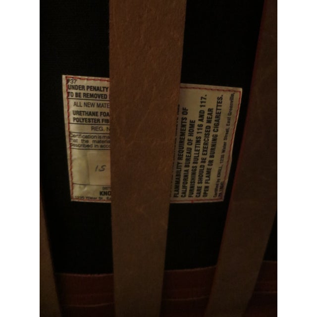 Knoll Barcelona Chair in Red Leather For Sale In New York - Image 6 of 9