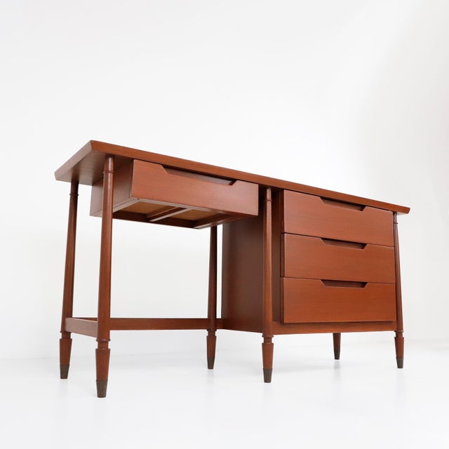 Mid-Century Modern Midcentury Mexican Modern Desk For Sale - Image 3 of 7