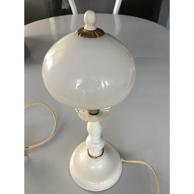 Metal and Glass Table Lamp, 1970s For Sale - Image 17 of 18