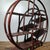 Late 20th Century Vintage Chinese Round Rosewood Display Stand (Curio) With Drawers & Jade Accents - 60.5cm For Sale - Image 5 of 9