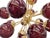 Fabio Ltd 21st Century Diciotto Polished Brass Frosted Amethyst Bubbles Murano Sputnik Chandelier by Fabio LTD For Sale - Image 4 of 5