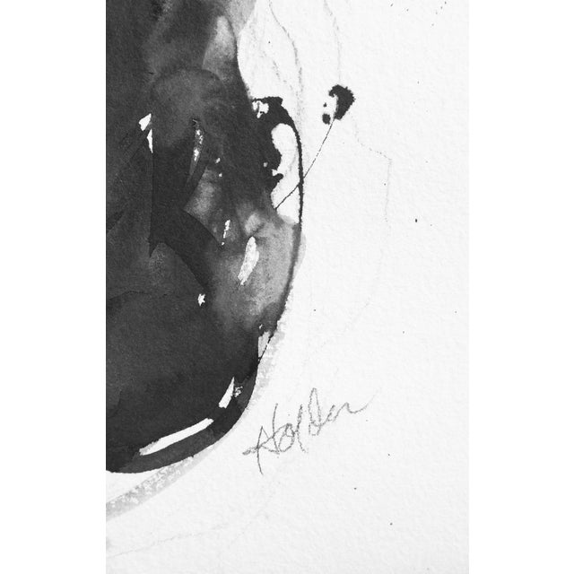 2020s Portrait of a Lady Ink Drawing For Sale - Image 5 of 6