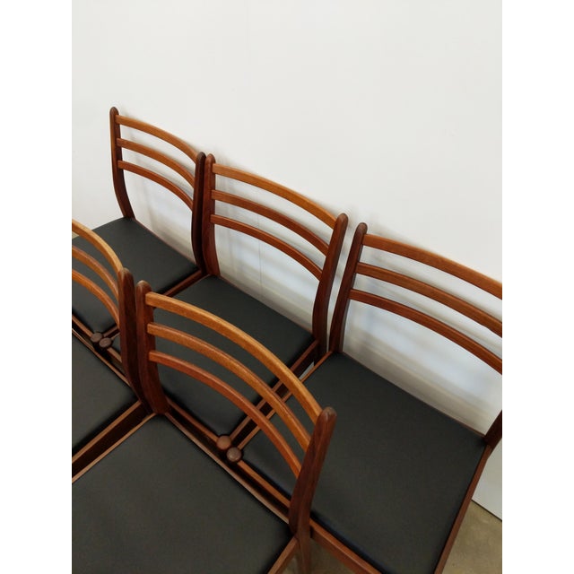 Set of 6 Vintage Mid Century Modern Dining Chairs by G Plan For Sale In New York - Image 6 of 10