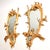 Rococo Antique French Carved Gilt Wood Mirrors, 1850, Set of 2 For Sale - Image 3 of 11