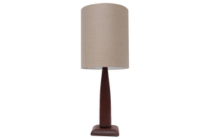 Vintage Danish Teak Table Lamp, 1960s