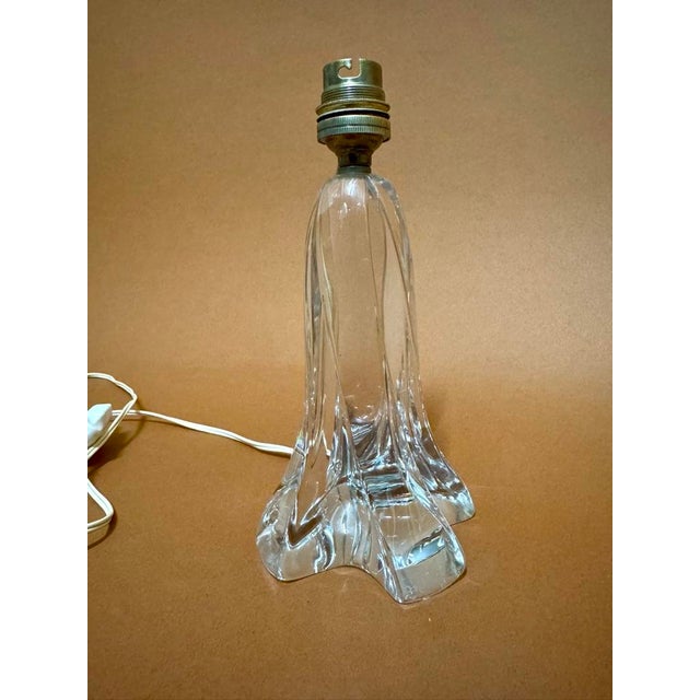 Glass Table Lamp from Daum, France, 1950s For Sale - Image 7 of 10