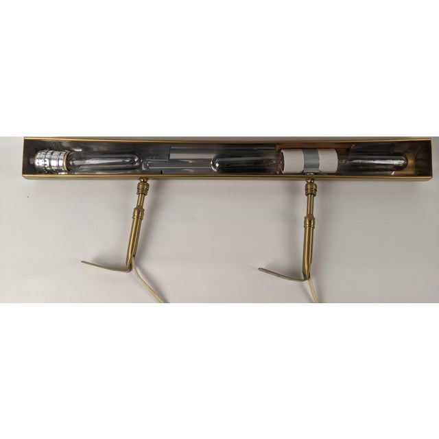 Metal Vintage House of Troy 24" Adjustable Gallery Picture Light – Gold/Brass-Tone Finish For Sale - Image 7 of 9