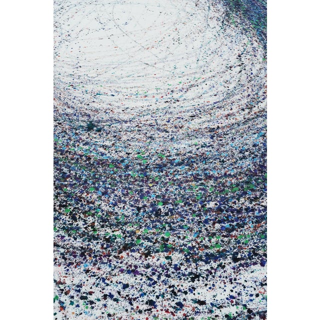 "Neukölln S41" Extra Large Performance Bike Painting by Simon Findlay For Sale - Image 4 of 12