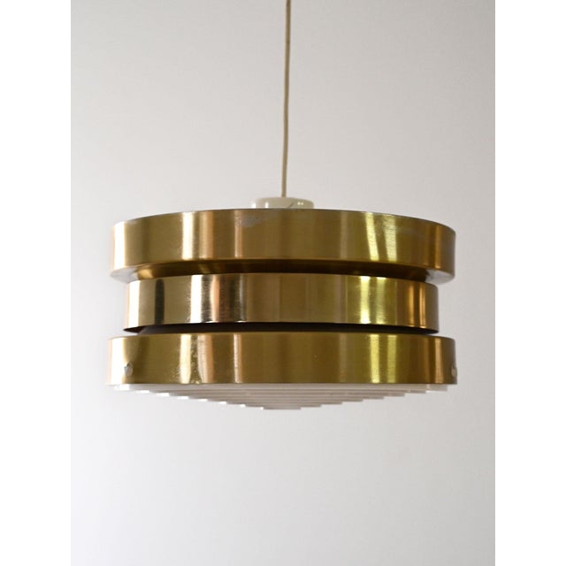 Vintage Scandinavian Lamp with Circles, 1960s For Sale - Image 4 of 9