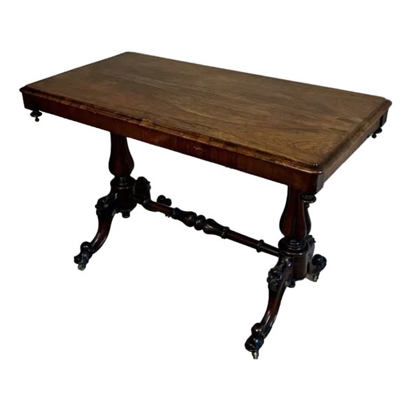 Antique Victorian Rosewood Centre Table, 1860s For Sale
