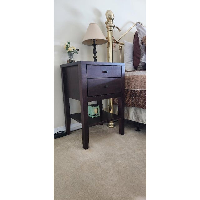 These are a matching pair of Room & Board Calvin nightstands, purchased for a guestroom and never used. They are in truly...