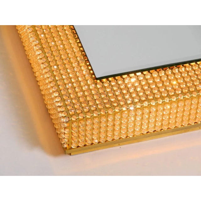 Brass Backlit Wall Mirror from Palwa, 1960s For Sale - Image 18 of 18