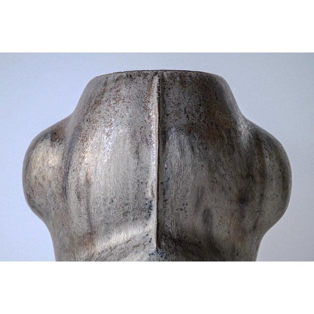 Contemporary Corpus Mechanica Vase in Wheel-Thrown Glazed Stoneware by Robin Kerr For Sale - Image 3 of 7