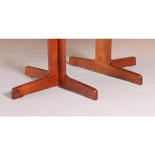 Mid-Century Danish Teak Extending Dining Table, 1960s For Sale - Image 6 of 13
