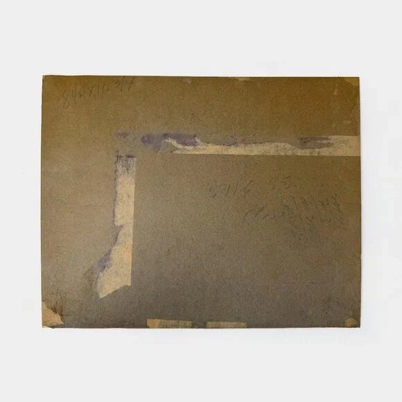 Traditional Quebec c.1930 Watercolor Painting "Marine" by a.s. Brodeur For Sale - Image 3 of 5