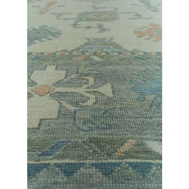 Turkish Turkish Oushak Rug 9' x 12'8" #19231 For Sale - Image 3 of 8