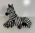 Hand-decorated in glazed ceramic, it features beautifully rendered black and white stripes with a glossy finish that...