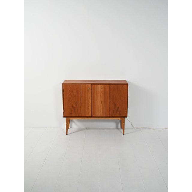 Scandinavian Teak Bar Cabinet, 1950s For Sale - Image 13 of 13