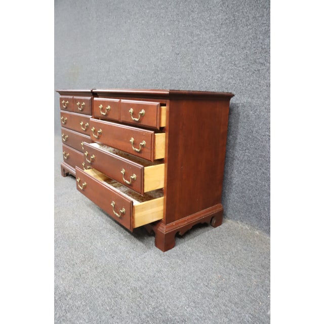 Wood Durham Collection Cherry Nightstands For Sale - Image 7 of 11