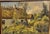 Modern Finn Wennerwald, Farmhouses in Scandinavia Landscape, 1933, Oil Painting on Canvas For Sale - Image 3 of 12