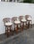 Hollywood Regency Bamboo Rattan Swivel Barstools a Set of Four 6367 For Sale - Image 17 of 18