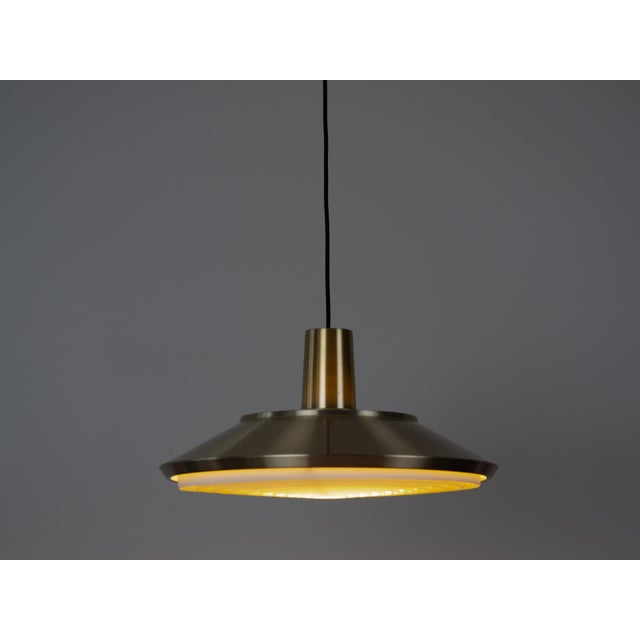 Vintage Danish Navy Pendant Lamp for Nordisk Solar, 1960s For Sale - Image 3 of 13