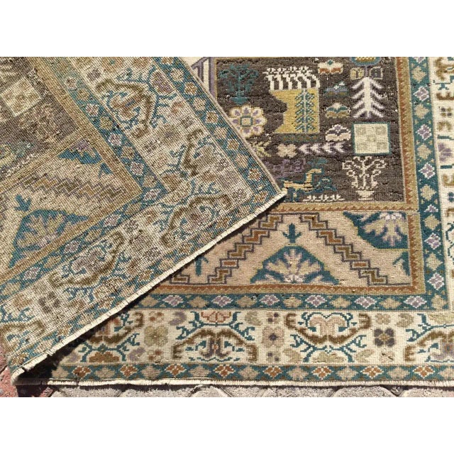 Handmade Turkish Area Rug - 67" X 120" For Sale - Image 9 of 11