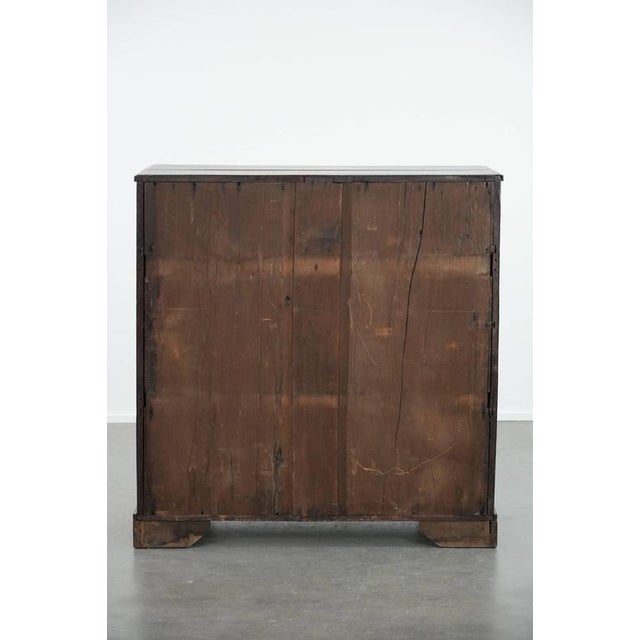 Antique English Oak Chest of Drawers, Late 18th Century For Sale - Image 5 of 16