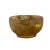 Asian Mud Marks UnderGround Treasure Crystal Glass Bowl With Gold Paint For Sale - Image 3 of 6
