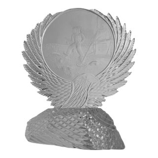 Waterford Crystal “Man on the Moon” by Michael Morrissey 1999 Special Edition, One-of-a-Kind For Sale