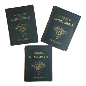 Le Panorama De La Guerre De 1914-1916 - 3 Volumes Military Books Ww1 - French Language