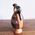 Vintage Cusco Peruvian Jaguar Terracotta Vessel For Sale - Image 4 of 6