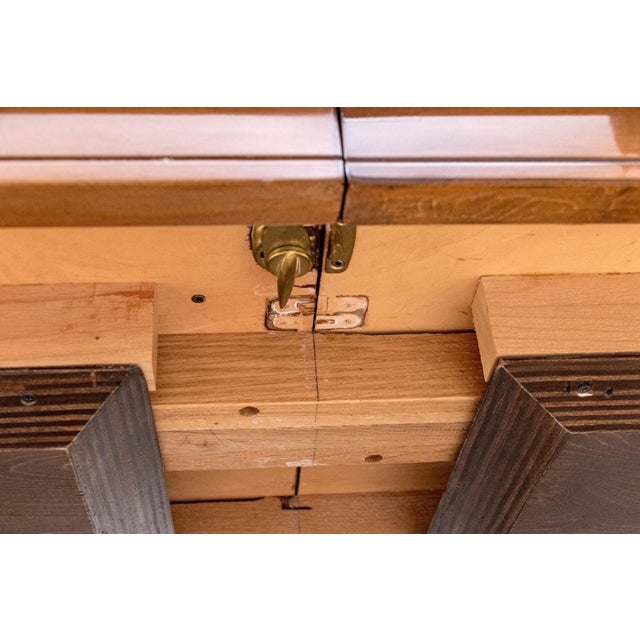 Vintage Attributed to Nancy Corzine Double Pedestal Dining Table For Sale - Image 12 of 12