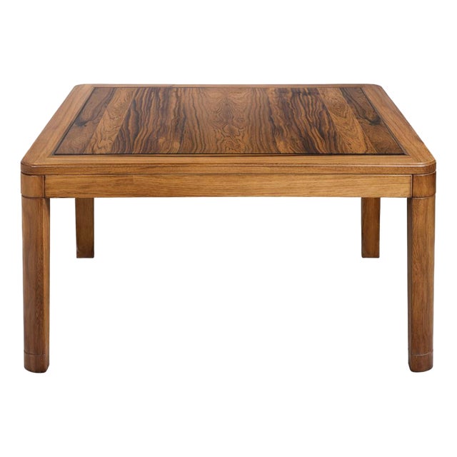 Mid-Century Modern Swedish Rosewood Square Coffee Table by Ulferts, 1960s For Sale