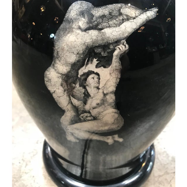 1980s 1980s Vintage Fornasetti Style "Michelangelo Works" Table Lamp For Sale - Image 5 of 11