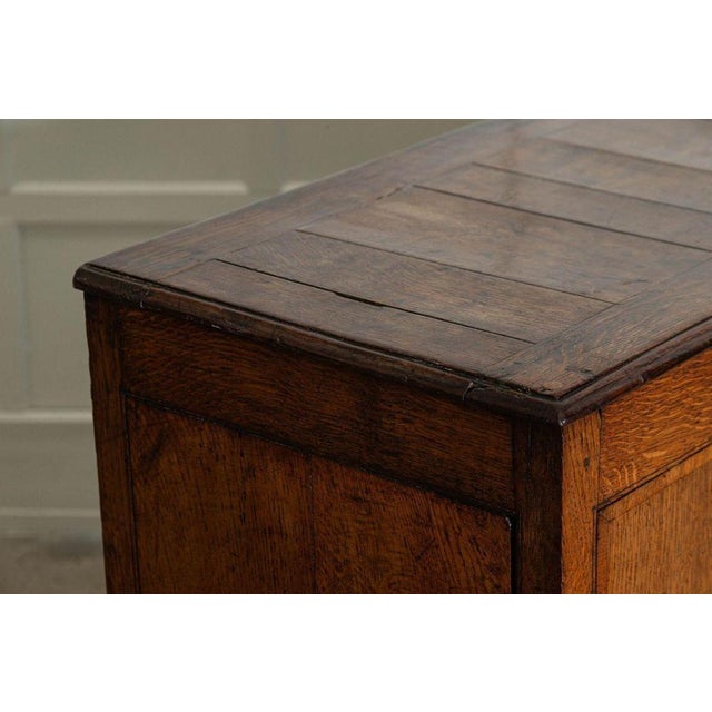 George III English Oak Mule Chest, 1780 For Sale - Image 12 of 17