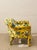 Textile Vintage Postmodern Yellow Jungle Print Barrel Lounge Chair For Sale - Image 7 of 12