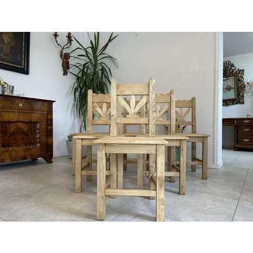 Spruce Dining Chairs, Set of 6 For Sale - Image 6 of 12