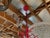 1980s Coastal Large Iron Faux Coral Oval Chandelier For Sale - Image 4 of 9