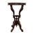 White Antique Eastlake Carved Walnut Oval Marble Top Table Unsigned C1890 For Sale - Image 8 of 10