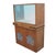 Vintage Argentinian Art Deco Walnut Vitrine China Cabinet For Sale - Image 10 of 10