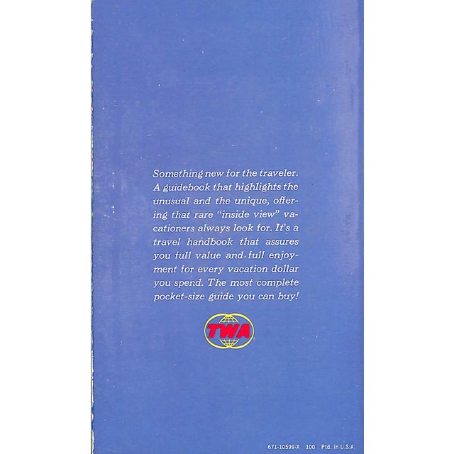 Traditional "Twa Getaway Guide Paris" 1971 Porter, Darwin and Godwin, John For Sale - Image 3 of 6