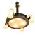 Silver Ceiling Lamp with Cylindrical Glass Shades, 1930s For Sale - Image 8 of 16