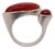 You and Me Ring with Carnelian in 925 Sterling Silver, 2010s For Sale