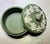 Vintage Wedgwood jasperware porcelain box with a frieze of bad-relief grapevines and foliage. Marked “Wedgwood Made in...