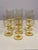 Postmodern Lenox Vintage 1970's Gold Mist Water Goblets, Set of Seven For Sale - Image 3 of 12