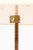 Floor Lamp in Brass and Cane attributed to Paavo Tynell, 1950s For Sale - Image 4 of 11