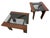 Elevate your living space with this striking pair of 1960s Mid-Century Modern side tables by Lane Furniture. Crafted in...