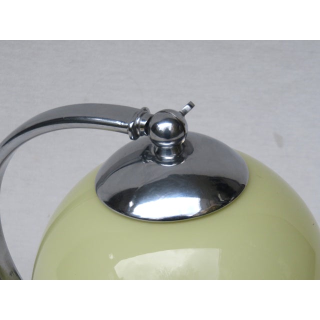 Vintage Bauhaus Table Lamp with Beige Cased Glass Shade, 1920s For Sale - Image 12 of 18